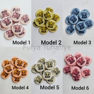 Fil Model Bebe Düğme