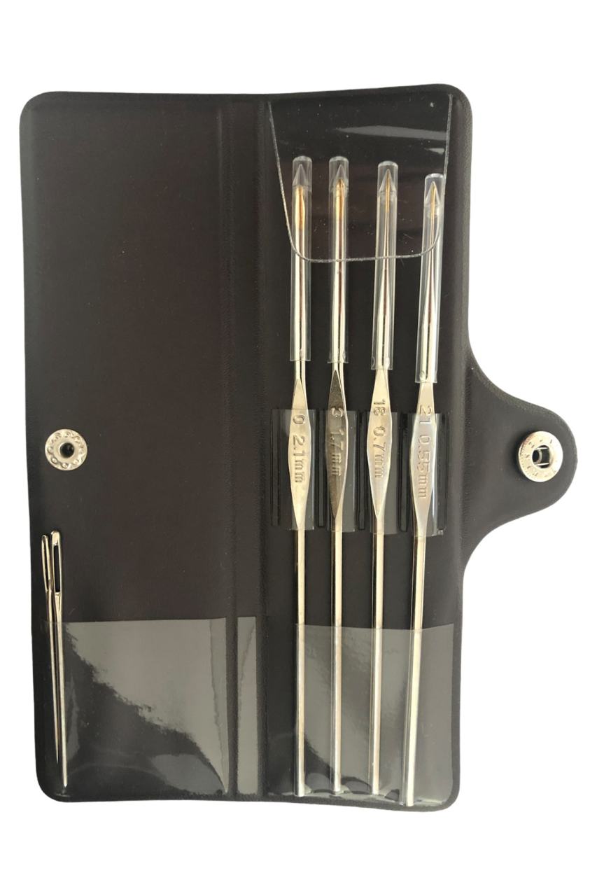 Tulip  Metal Dantel Tığ Seti Cüzdanlı