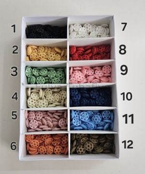 Renkli Çıtçıt  Düğme