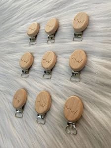 Ahşap Klips Dinozor Yumurtası