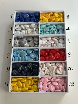 Kız Ve Erkek Bebe Düğme 1.7 cm