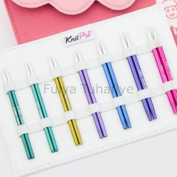 Knitpro Zing Midi Special Değiştililebilir Misinalı  10 cm Şiş Seti