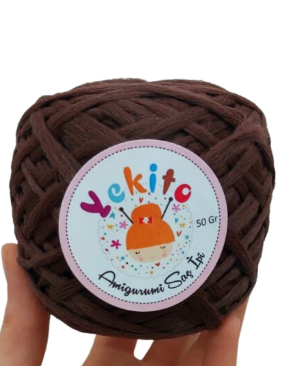 Yekito Sentetik Saç ipi Koyu Kahve
