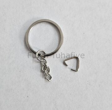 Anahtarlık Halkası Gümüş Renk (3 cm)