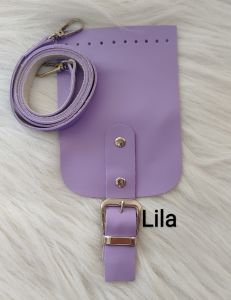 Mini Çanta Kapak Askı Seti Lila