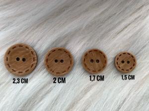 Coconat Görünümlü Polyester Düğme