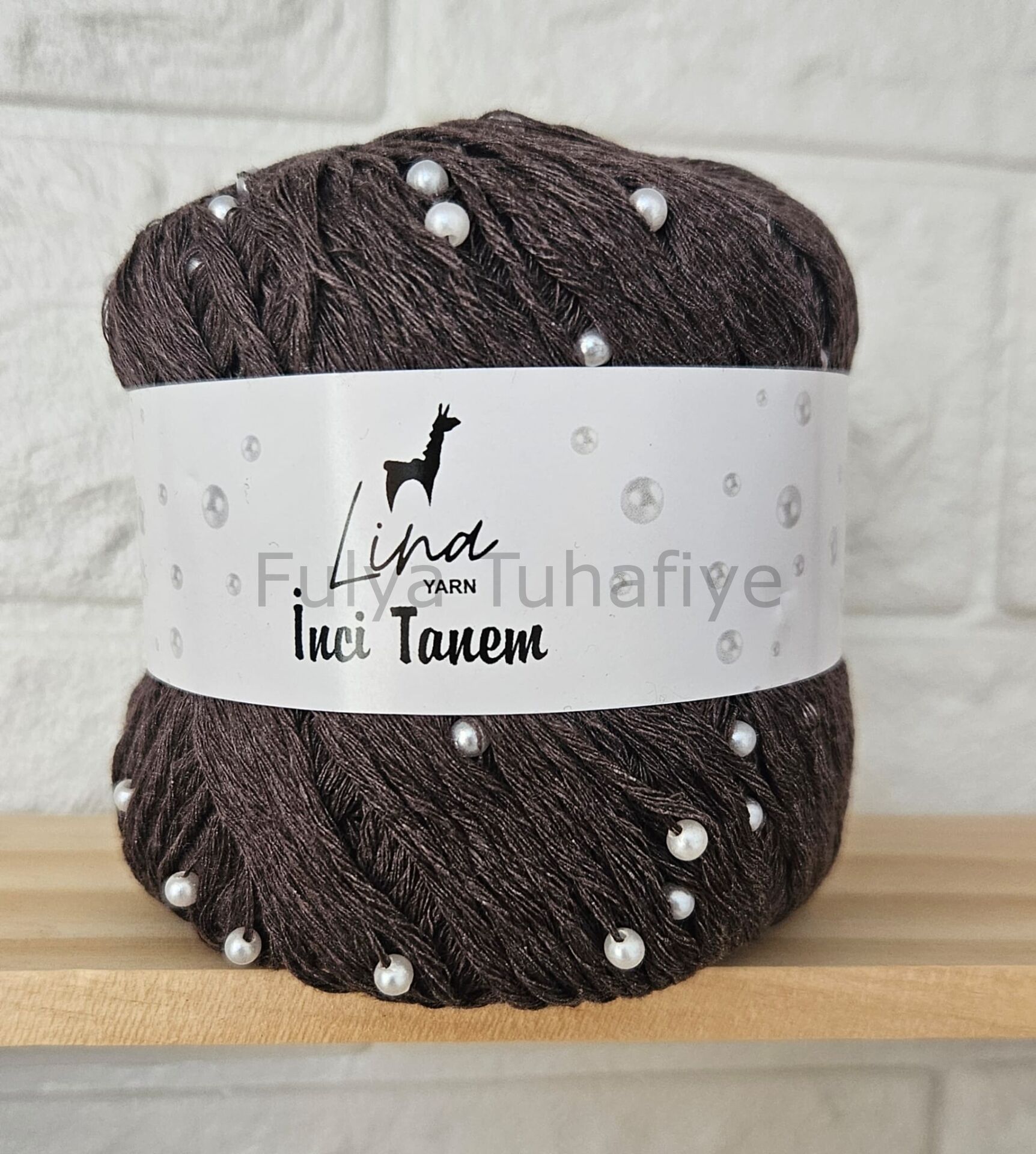 Lina Yarn İnci Tanem 119 Kahverengi