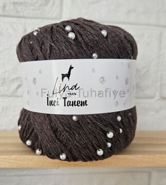 Lina Yarn İnci Tanem 119 Kahverengi