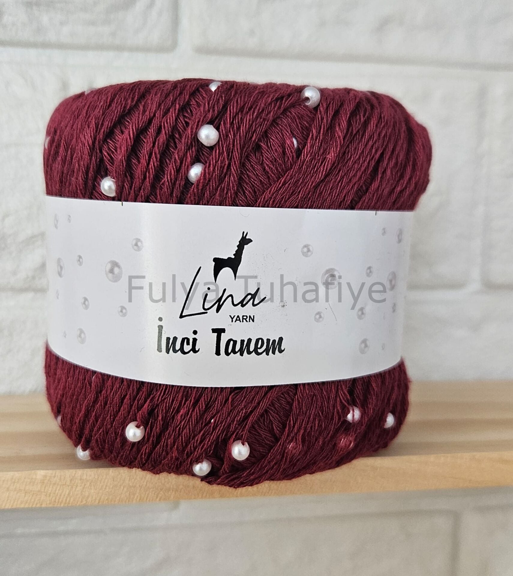 Lina Yarn İnci Tanem 159 Bordo