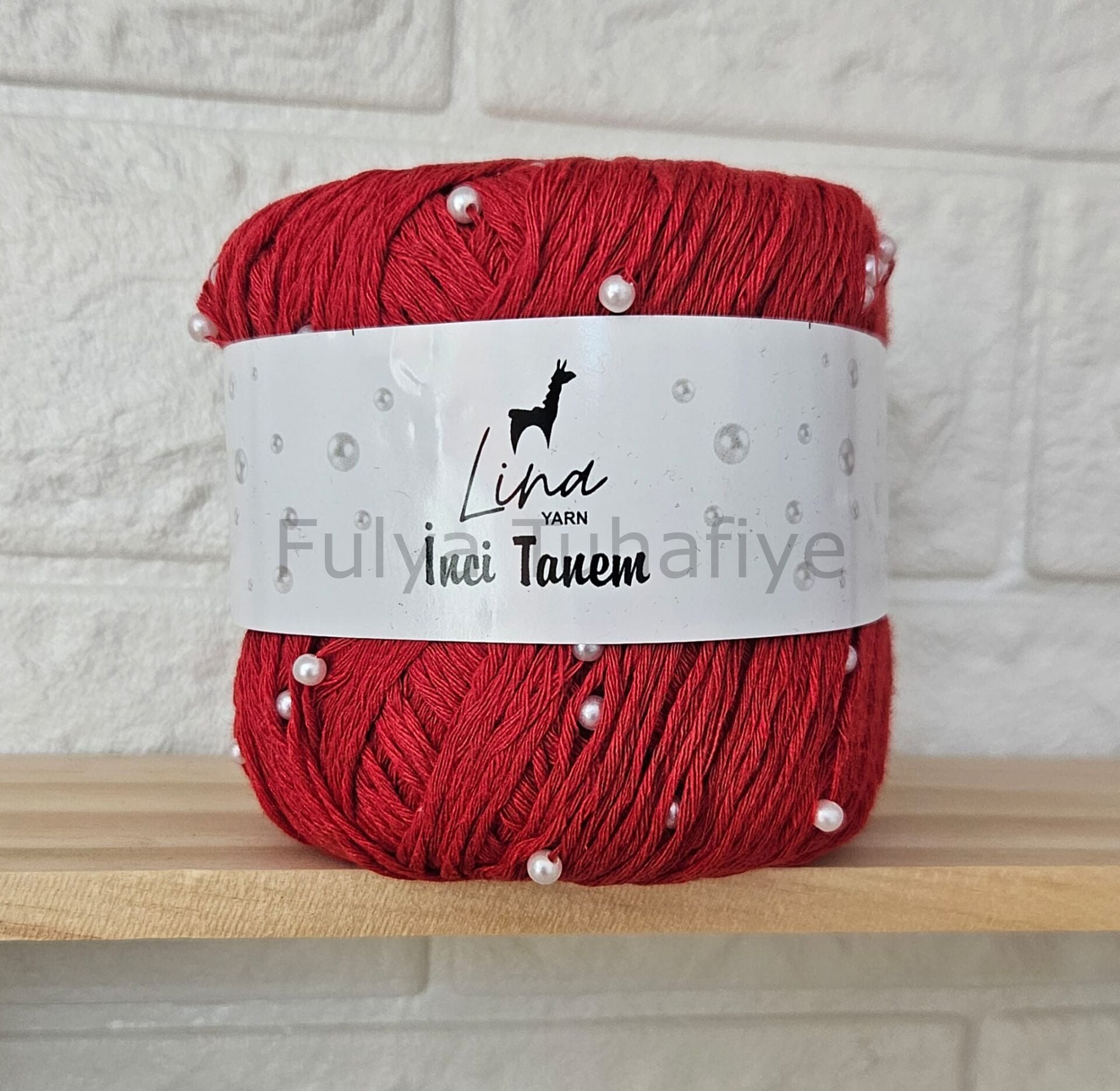 Lina Yarn İnci Tanem 160 Kırmızı