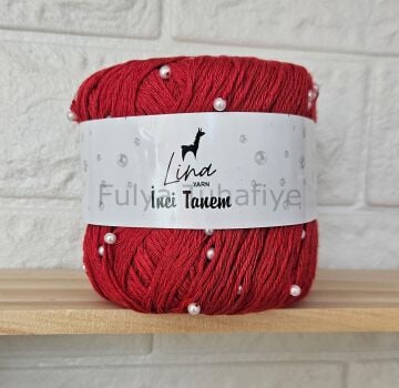 Lina Yarn İnci Tanem 160 Kırmızı