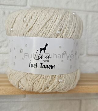 Lina Yarn İnci Tanem 102 Krem