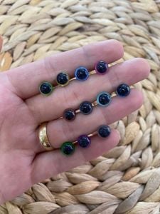 8 mm Renkli İthal Amigurumi Gözler